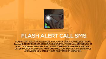 Flash Alert Call SMS & Texts Affiche