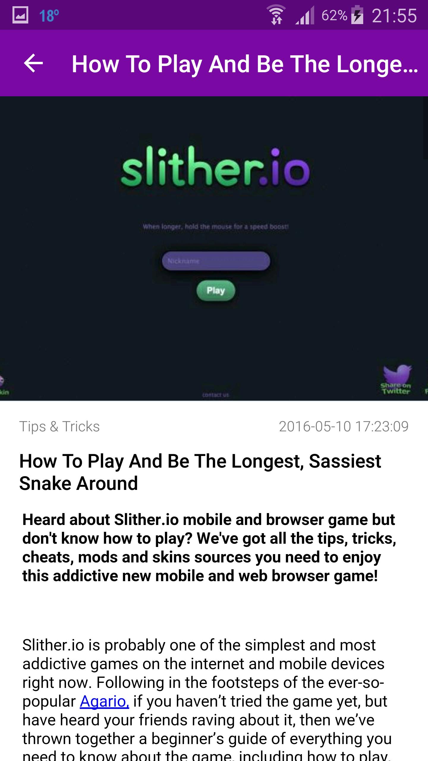 Ultimate Guide : Slither.io for Android - APK Download