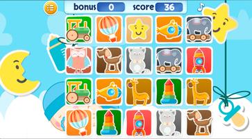 Baby memory game Affiche