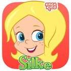 Silke- Syng, leg og lær आइकन