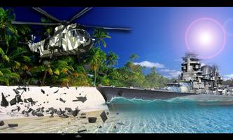 Commando Warship Helicopter 3D syot layar 3