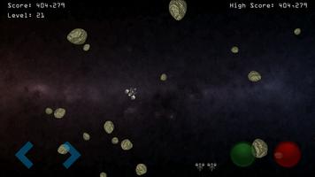 自由な小惑星のシューティング ゲーム ポスター
