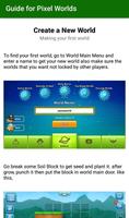 Beginners Guide for Pixel Worlds تصوير الشاشة 3
