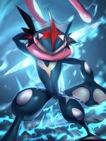 Poster Ash Greninja Wallpaper