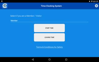 Krify Clocking System ภาพหน้าจอ 1
