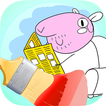 Pig Pappy Mix Coloring & Learn