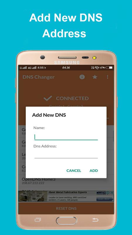 dns switcher android