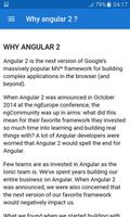 Angular 2 Tutorial تصوير الشاشة 3