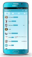 KakaoTalk Theme - KRONNA BLUE 截图 3