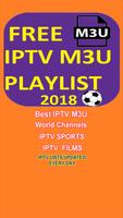 IPTV M3U PLAYLIST 2018 plakat