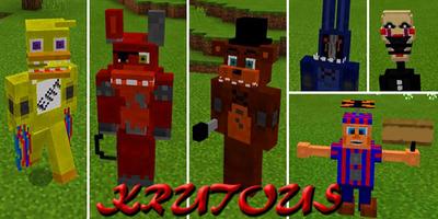 FNAF Horror Nights Mod for MCPE پوسٹر