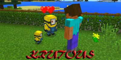 Addon Minions Mod for Minecraft PE постер