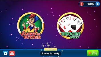 Casino Video Poker-Deuces Wild Affiche