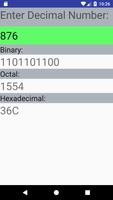 Convert decimal to binary , octal & hexa captura de pantalla 1