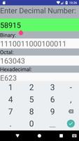 Convert decimal to binary , octal & hexa capture d'écran 2