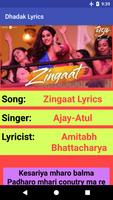 Dhadak Movie Songs Lyrics - 2018 screenshot 1