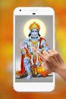 Lord Hanuman Water Ripple Live Wallpaper Affiche