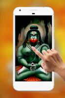 Lord Hanuman Water Ripple Live Wallpaper Ekran Görüntüsü 1