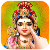 Lord Murugan Water Ripple Live Wallpaper icono