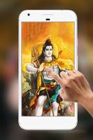 Lord Shiva Water Ripple Live Wallpaper Affiche