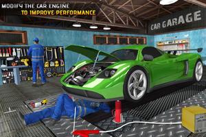 سيارة فني ورشة عمل: 3D الميكانيكي ألعاب الملصق