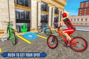 پوستر Cycle Parking Addictive City Riding Free