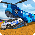 vervoer- vrachtauto Politie auto's: vervoer- spell-icoon