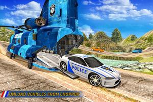 vervoer- vrachtauto Politie auto's: vervoer- spell-poster