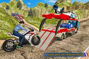 Transport Truck Police Cars: Transport Games ภาพหน้าจอ 1