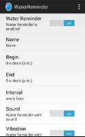 Water Reminder স্ক্রিনশট 1