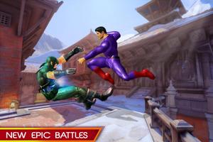 Kung Fu vs Superhero Fighting Game 3D poster