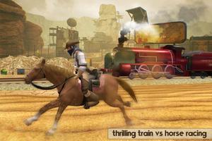 Train vs Horse Addictive Racing Free poster
