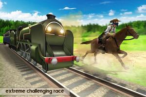 Train vs Horse Addictive Racing Free screenshot 1