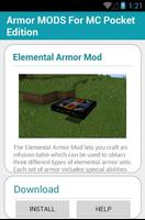 برنامه‌نما Armor MODS For MC PocketE عکس از صفحه