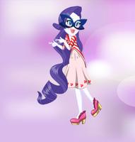 Dress Up Rarity MLPEG পোস্টার