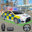 police voiture parking: 3D vig