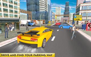 police voiture parking: 3D vig capture d'écran 2