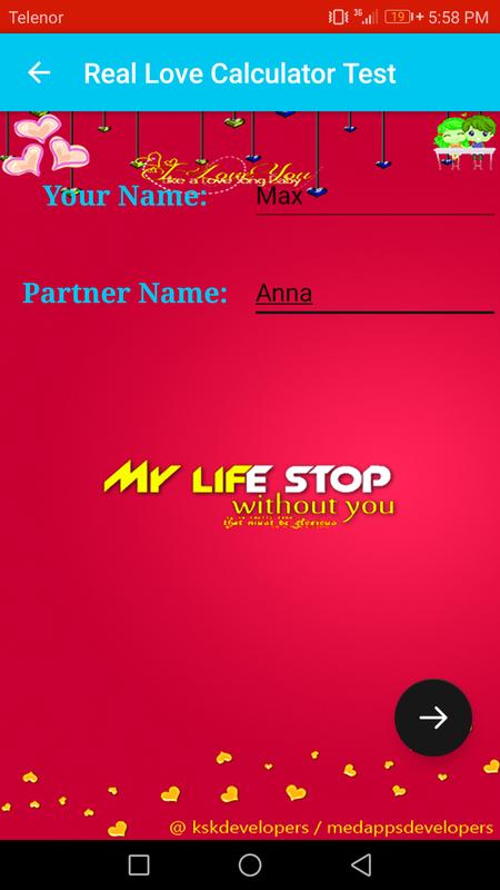 Real Love Calculator Test For Android Apk Real Love Calculator Test Screenshot 3