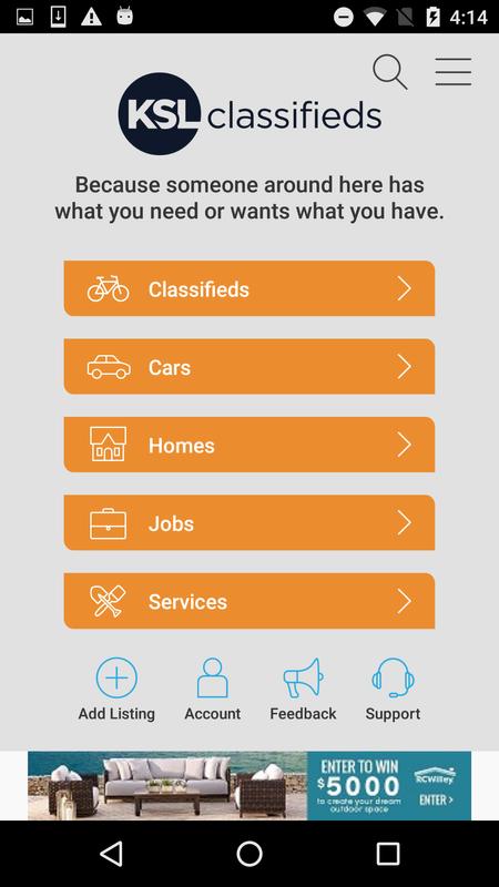 KSL Classifieds APK Download - Free Shopping APP for ...