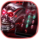 3D Neon Skull Themes APK