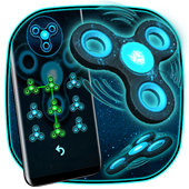 3D Fidget Spinner screen lock theme 🚀 icon