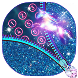 Glitter Zipper - lock screen theme biểu tượng