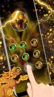 3D Gold Dragon  Lock Theme اسکرین شاٹ 2