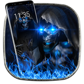 3D Grim Reaper soft screen off and lock icon