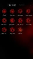 Red Technology 3D Theme скриншот 3