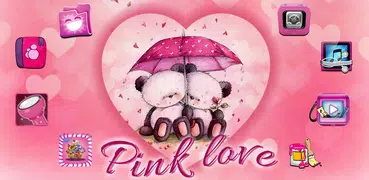 Pink Love Bear Theme