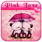 Pink Love Bear Theme আইকন