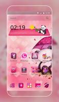 粉色熊貓主題 海报