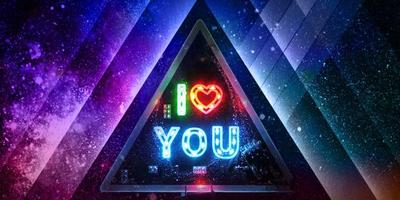 I LOVE YOU Theme Affiche