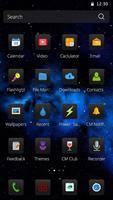 Dark Space Theme ภาพหน้าจอ 2